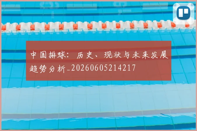 中国排球:历史、现状与未来发展趋势分析_20260605214217